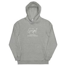 Load image into Gallery viewer, The Gospel Changes Everything Unisex fashion hoodie

