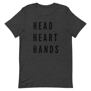 HEAD, HEART, HANDS Short-Sleeve Unisex T-Shirt