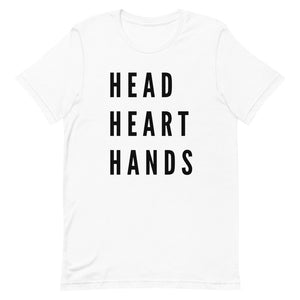 HEAD, HEART, HANDS Short-Sleeve Unisex T-Shirt